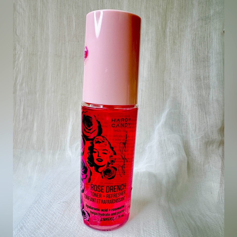 Hard Candy Marilyn Monroe Rose Drench Rosewater Refresher Spray
